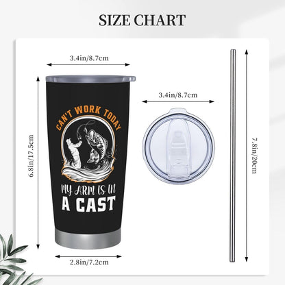 Camping Gifts for Men Women Tumbler 20oz, Camper Gifts Coffee Cups, Camp Essentials, Camp Accessories, Gift for RV Owners, Campsite Outdoors RV Travel Lovers Mug