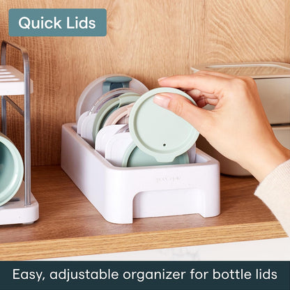 SipStation Straw Holder, 20+ Straw Storage, Cabinet Organizer