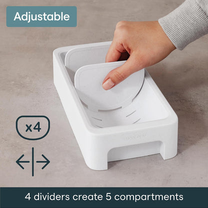 SipStation Straw Holder, 20+ Straw Storage, Cabinet Organizer
