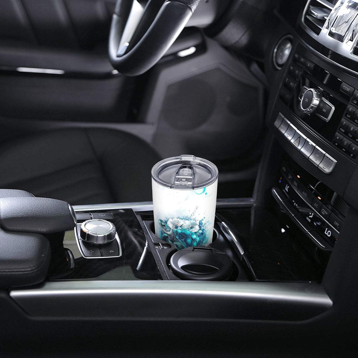 Cat Tumbler with Straw Lid Insulated Travel Coffee Mug 20 OZ Stainless Steel Cup for Outdoor Car Office Kitchen