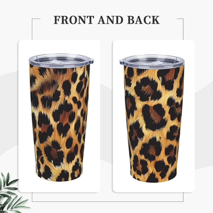 Cat Tumbler with Straw Lid Insulated Travel Coffee Mug 20 OZ Stainless Steel Cup for Outdoor Car Office Kitchen