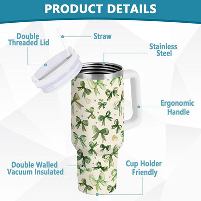 Monkey Face Banana 30 oz Tumbler with Handle and Straw Lid, Insulated Stainless Steel Water Bottle Portable Travel Coffee Tea Mug Cup - Colors C