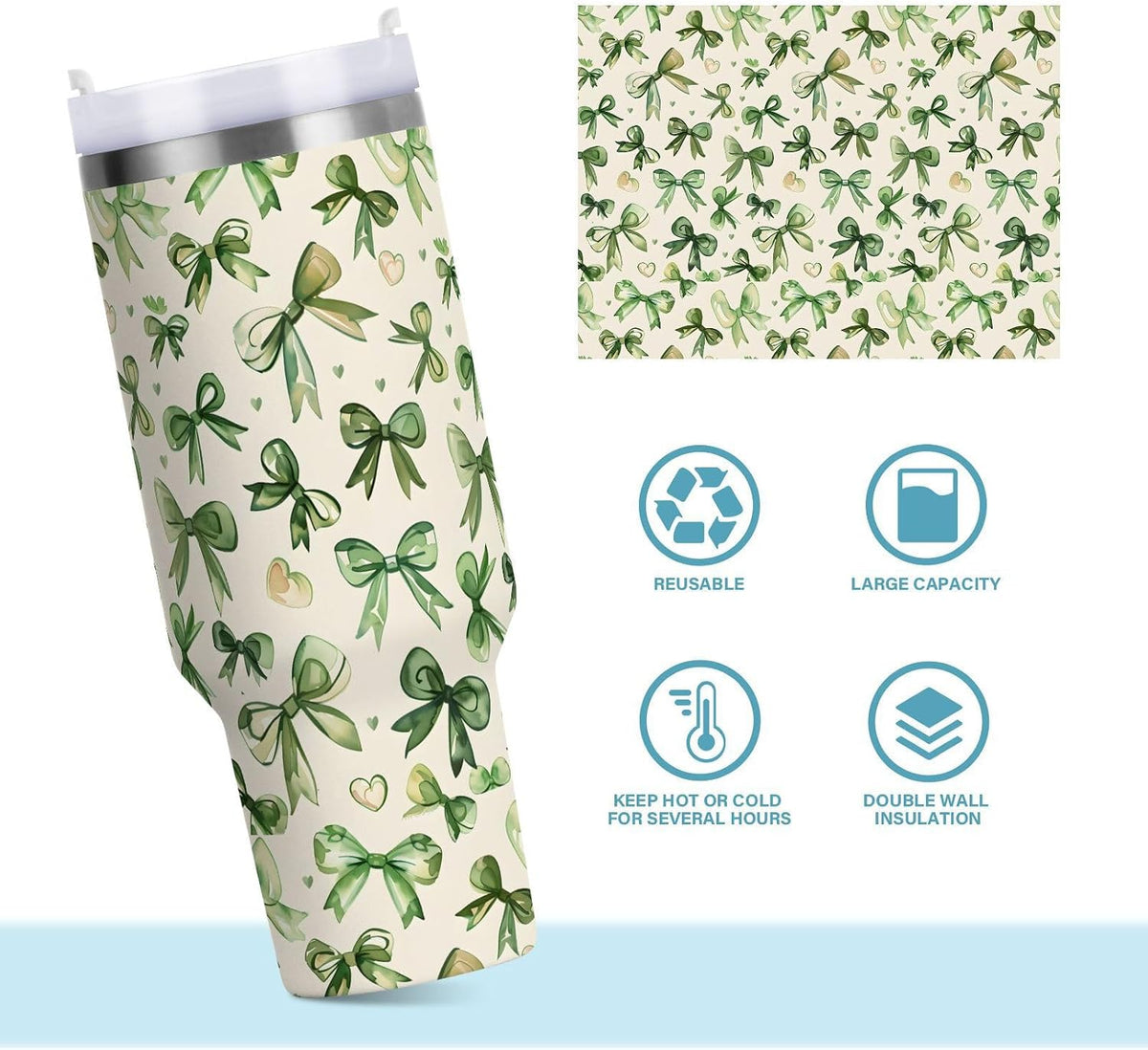 Monkey Face Banana 30 oz Tumbler with Handle and Straw Lid, Insulated Stainless Steel Water Bottle Portable Travel Coffee Tea Mug Cup - Colors C