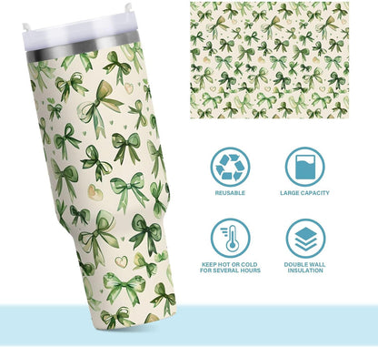 Monkey Face Banana 30 oz Tumbler with Handle and Straw Lid, Insulated Stainless Steel Water Bottle Portable Travel Coffee Tea Mug Cup - Colors C