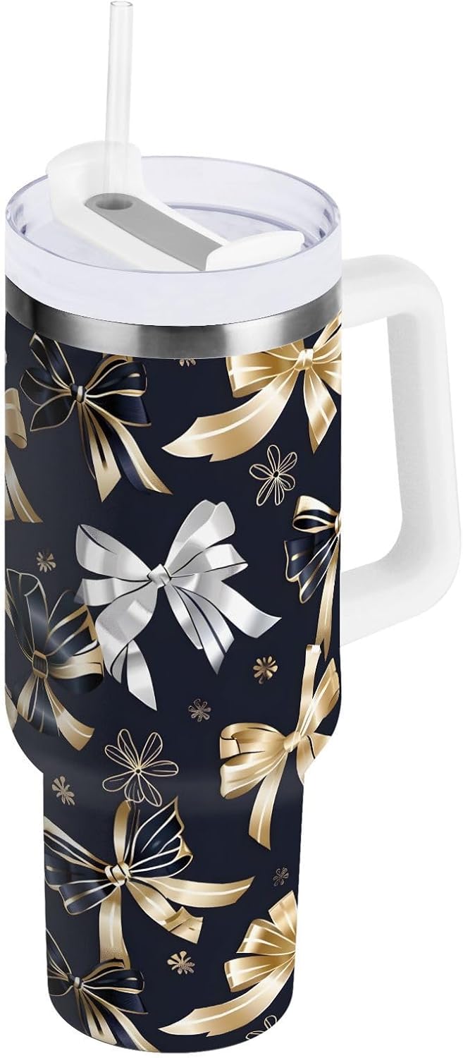 Monkey Face Banana 30 oz Tumbler with Handle and Straw Lid, Insulated Stainless Steel Water Bottle Portable Travel Coffee Tea Mug Cup - Colors C