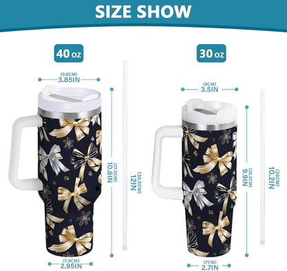 Monkey Face Banana 30 oz Tumbler with Handle and Straw Lid, Insulated Stainless Steel Water Bottle Portable Travel Coffee Tea Mug Cup - Colors C