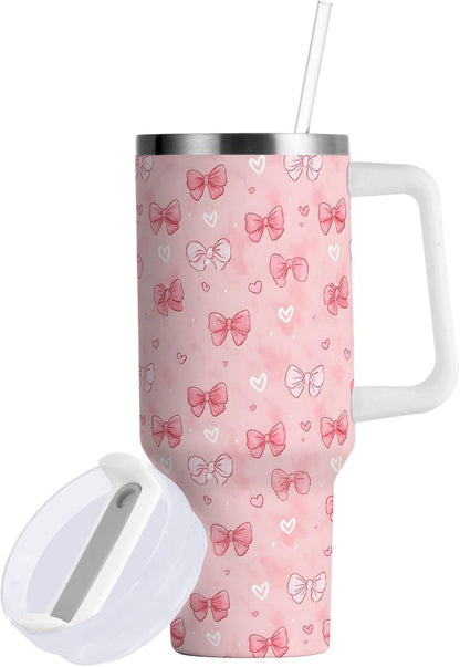Monkey Face Banana 30 oz Tumbler with Handle and Straw Lid, Insulated Stainless Steel Water Bottle Portable Travel Coffee Tea Mug Cup - Colors C