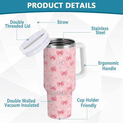 Monkey Face Banana 30 oz Tumbler with Handle and Straw Lid, Insulated Stainless Steel Water Bottle Portable Travel Coffee Tea Mug Cup - Colors C