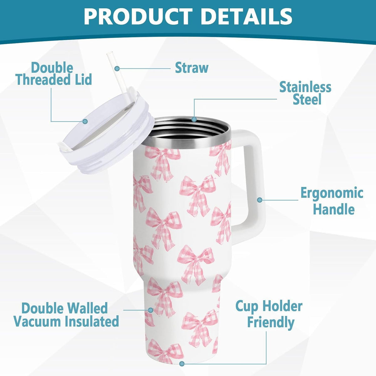Monkey Face Banana 30 oz Tumbler with Handle and Straw Lid, Insulated Stainless Steel Water Bottle Portable Travel Coffee Tea Mug Cup - Colors C