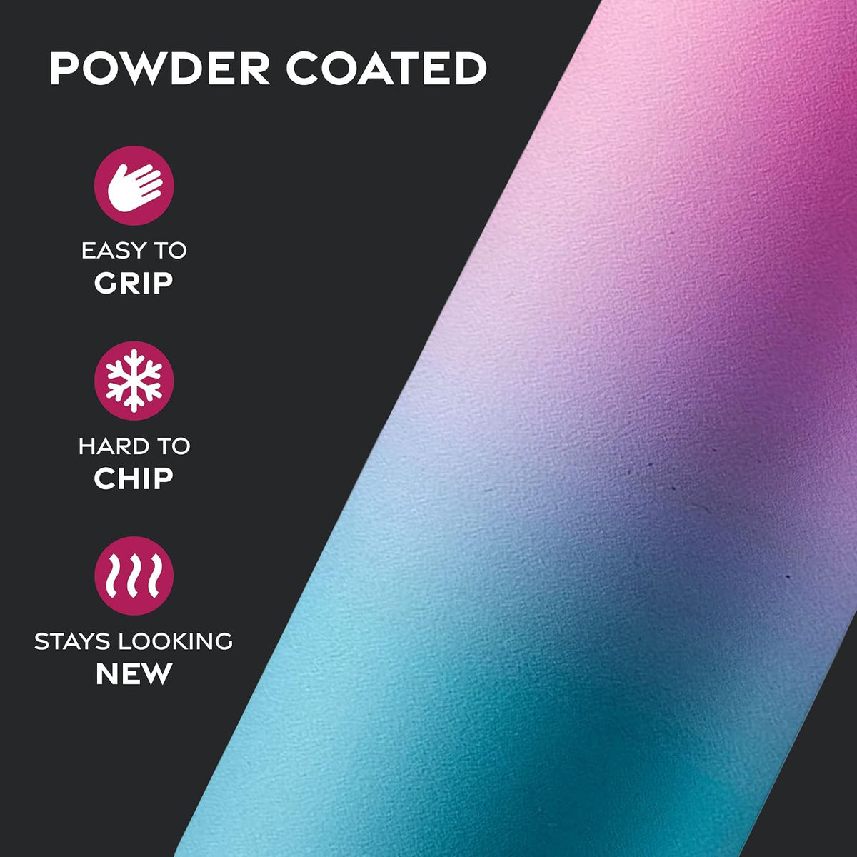 Insulated Water Bottle with Straw, 25 Oz, Dreamy Purple