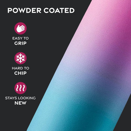 Insulated Water Bottle with Straw, 25 Oz, Dreamy Purple