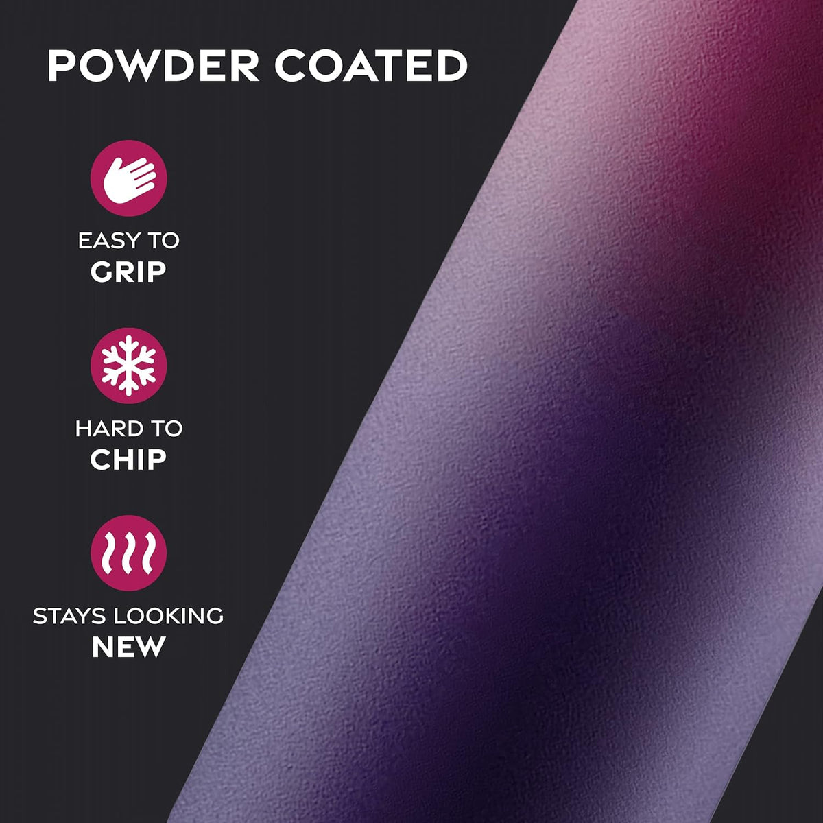 Insulated Water Bottle with Straw, 25 Oz, Dreamy Purple