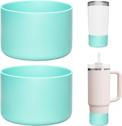 2 Pcs Silicone Boot Protector for YETI Rambler 20/30oz, 10oz Tumbler