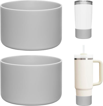 2 Pcs Silicone Boot Protector for YETI Rambler 20/30oz, 10oz Tumbler