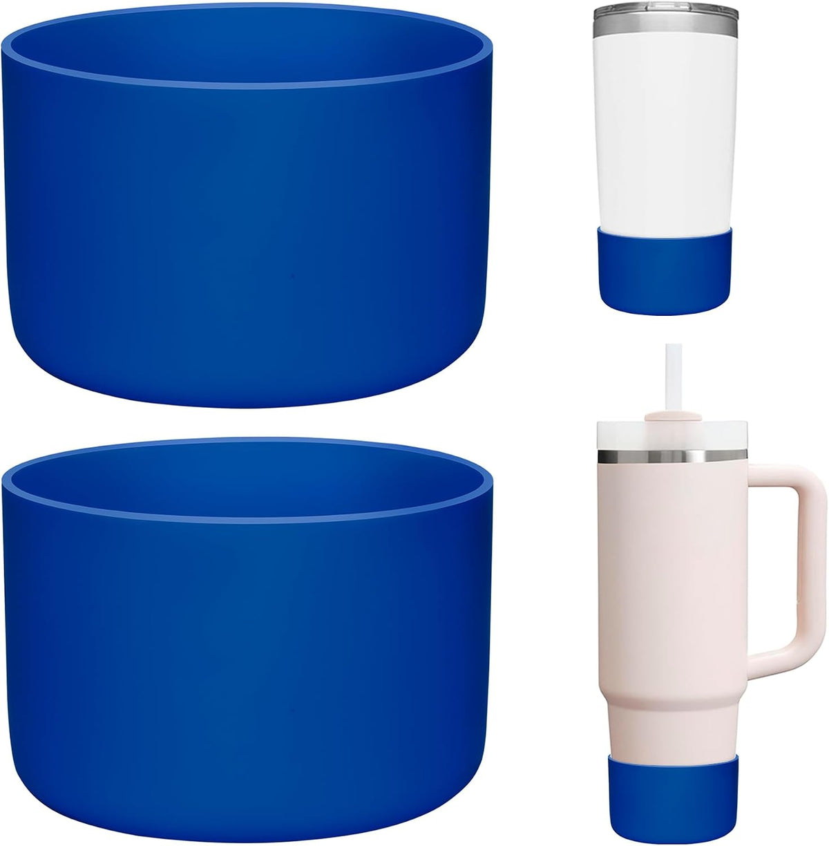 2 Pcs Silicone Boot Protector for YETI Rambler 20/30oz, 10oz Tumbler
