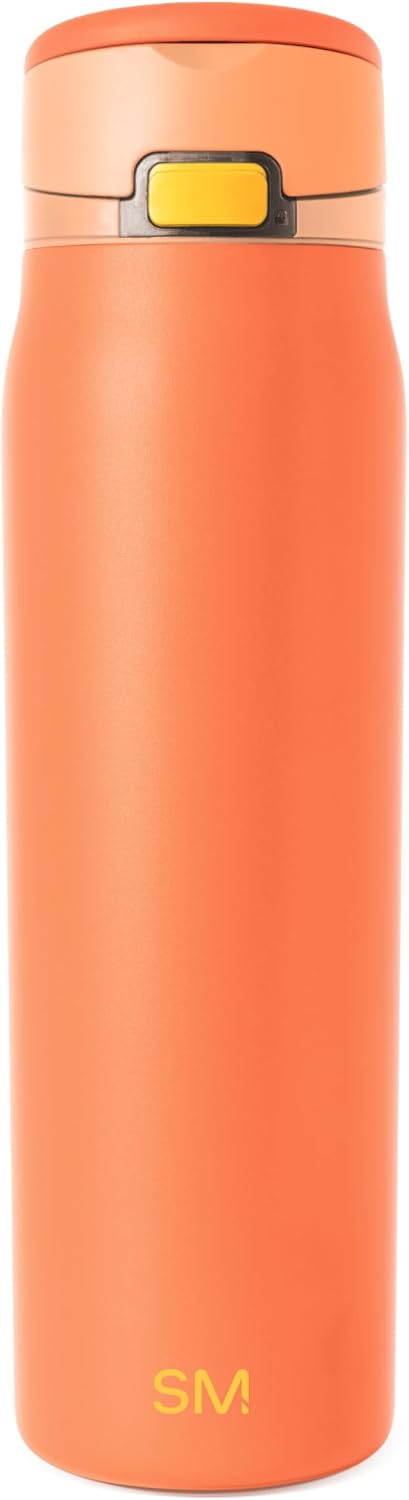 Water Bottle with Straw & Handle | 30oz | Blue | Mesa Loop Insulated Water Bottle for School, Sports, Travel | Leak Proof, Stainless Steel | Deep Dune - Colors B