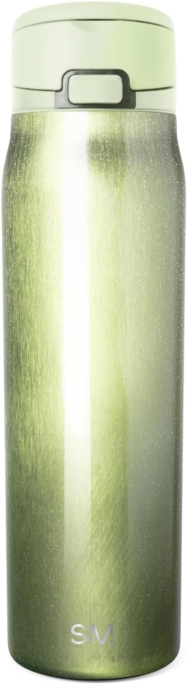 Water Bottle with Straw & Handle | 30oz | Blue | Mesa Loop Insulated Water Bottle for School, Sports, Travel | Leak Proof, Stainless Steel | Deep Dune - Colors B