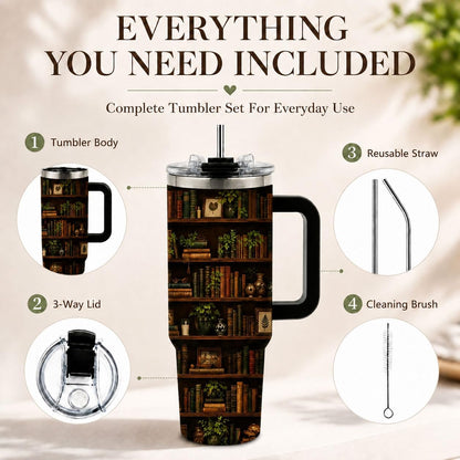 Sea Turtle Tumbler 40 oz with Handle, Ocean Lover Gifts for Women, Insulated Stainless Steel Cup with Straw, Beach Lover Gift for Sea Turtle Lovers, Coastal Travel Drinkware - Colors B
