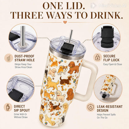 Sea Turtle Tumbler 40 oz with Handle, Ocean Lover Gifts for Women, Insulated Stainless Steel Cup with Straw, Beach Lover Gift for Sea Turtle Lovers, Coastal Travel Drinkware - Colors B