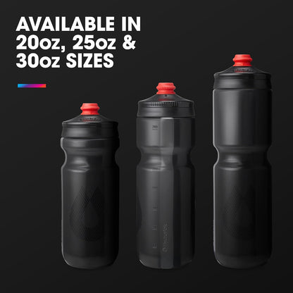 Breakaway Surge Lightweight Bike Water Bottle (30oz, White)