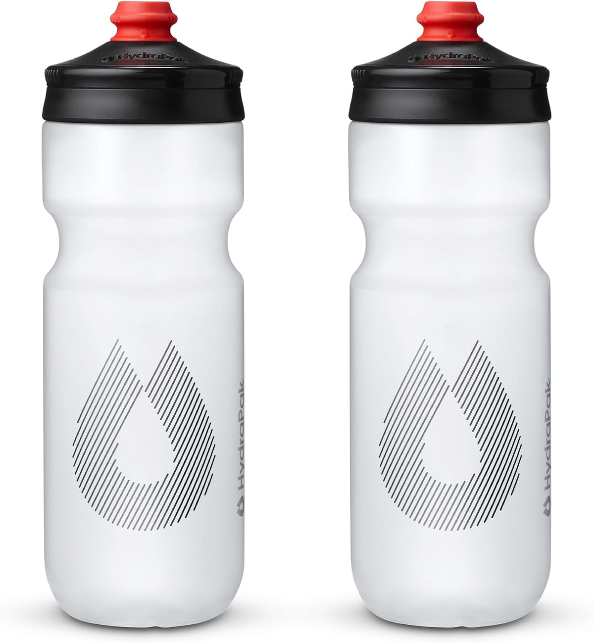 Breakaway Surge Lightweight Bike Water Bottle (30oz, White)