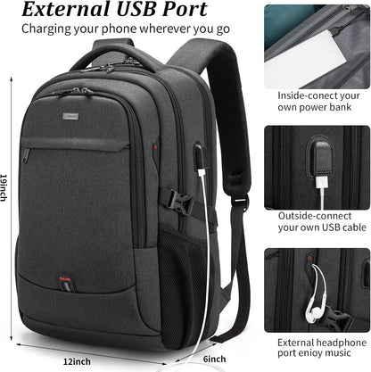 17 inch Travel Laptop Backpack for Men/Women College Computer Bag