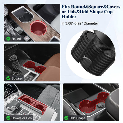 Car Cup Holder Expander for Large Bottles, Big Cup Holder for Car