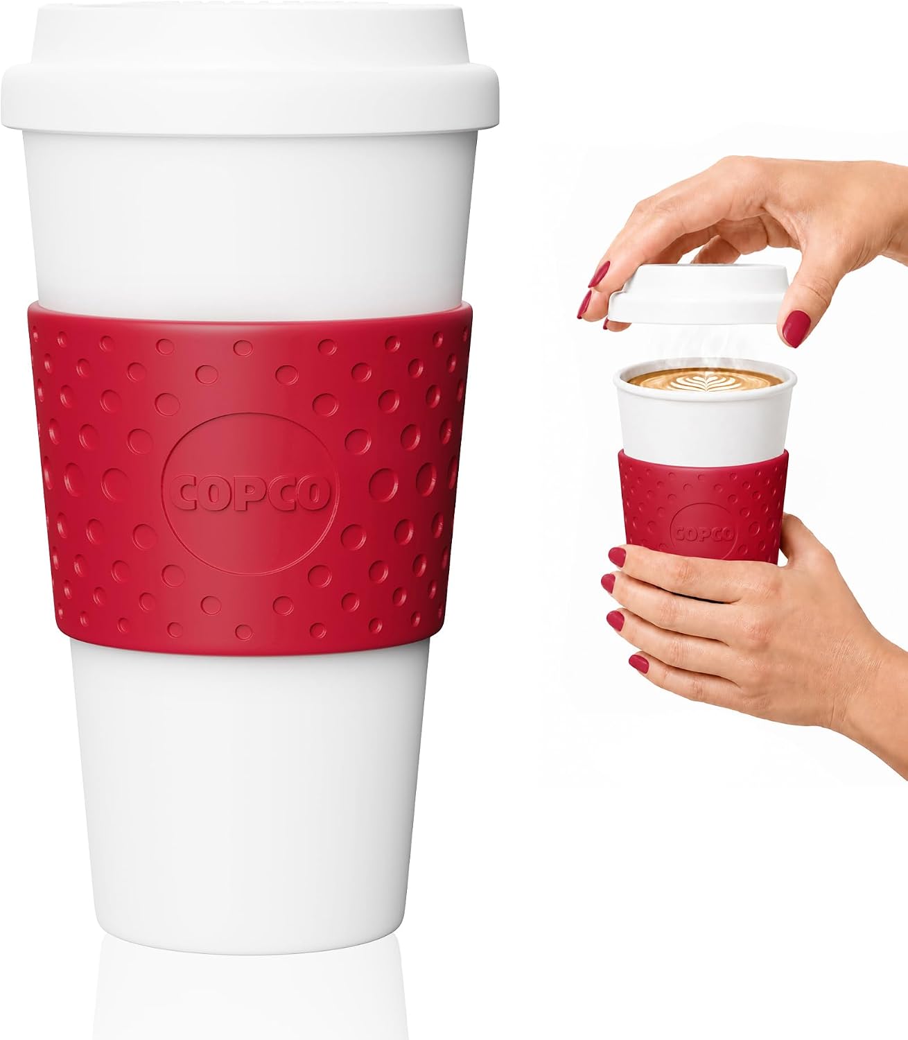 Acadia Travel Mug - Cherry Red 16 Oz