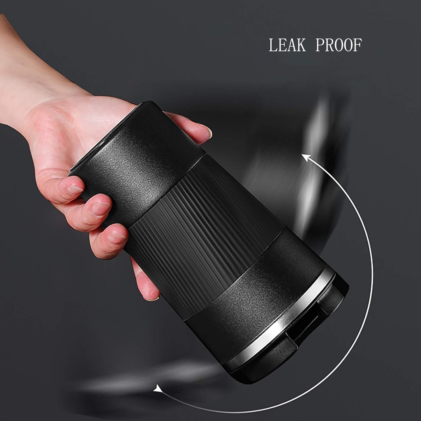 17oz Stainless Steel Vacuum Insulated Coffee Travel Mug for Ice Drink & Hot Beverage, Double Wall Travel Tumbler Cups with Spill Proof Lid for Men and Women (GREEN)