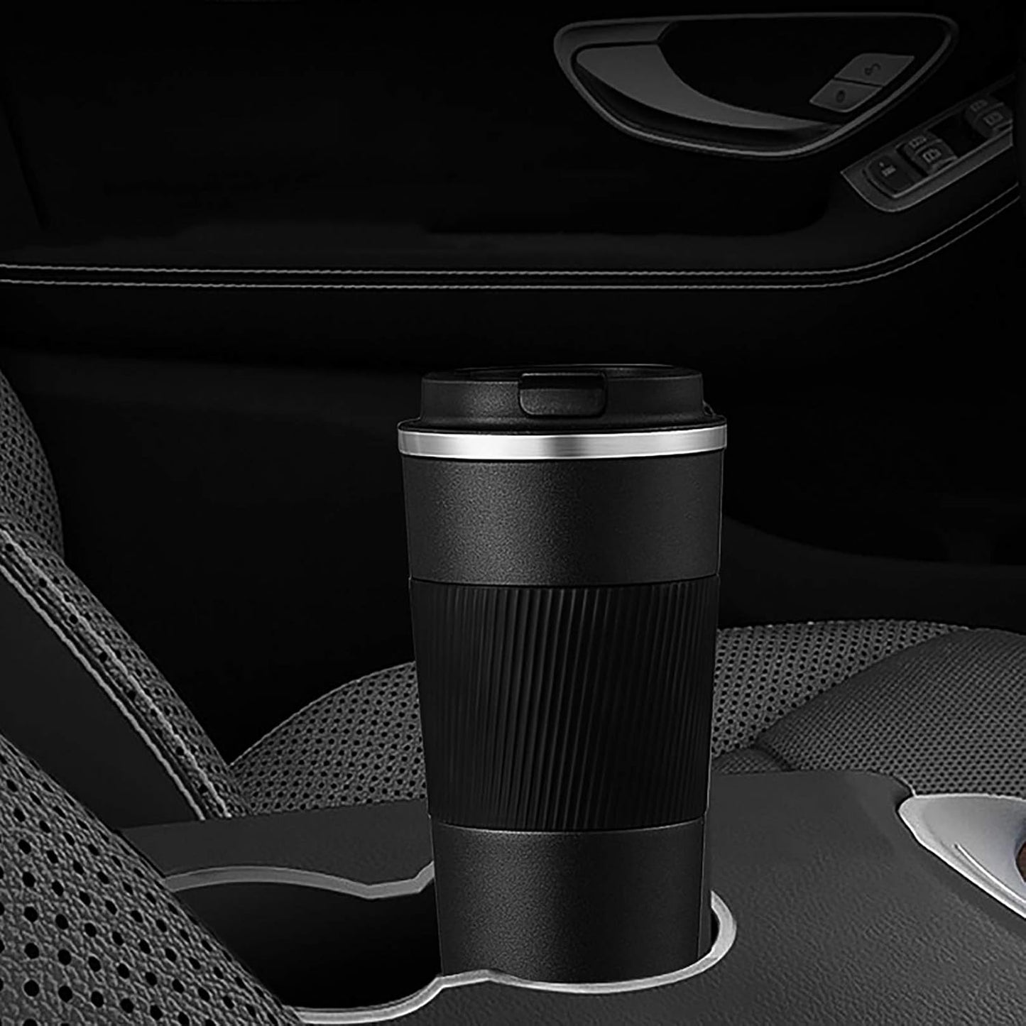 17oz Stainless Steel Vacuum Insulated Coffee Travel Mug for Ice Drink & Hot Beverage, Double Wall Travel Tumbler Cups with Spill Proof Lid for Men and Women (GREEN)