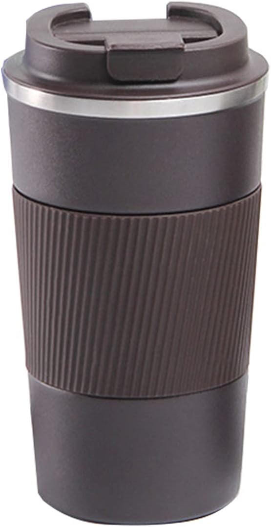 17oz Stainless Steel Vacuum Insulated Coffee Travel Mug for Ice Drink & Hot Beverage, Double Wall Travel Tumbler Cups with Spill Proof Lid for Men and Women (GREEN)