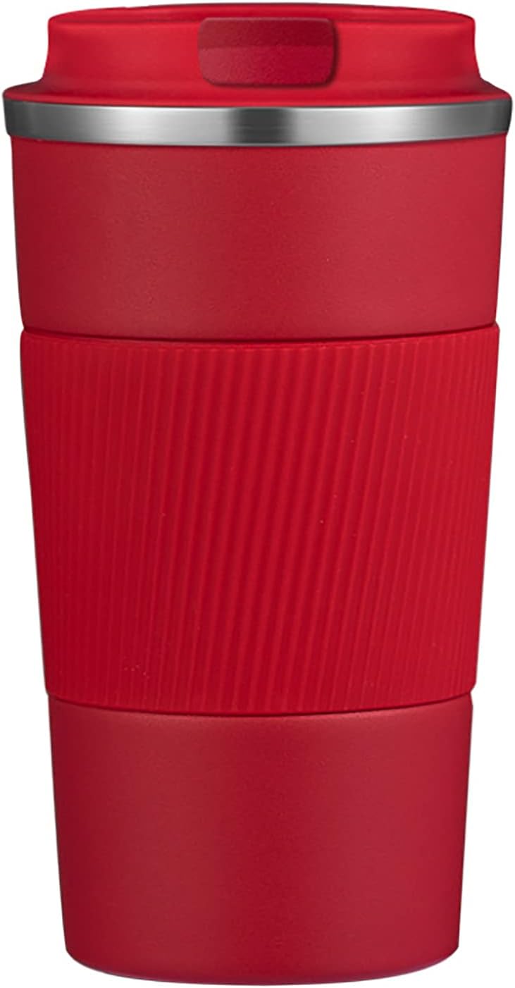 17oz Stainless Steel Vacuum Insulated Coffee Travel Mug for Ice Drink & Hot Beverage, Double Wall Travel Tumbler Cups with Spill Proof Lid for Men and Women (GREEN)