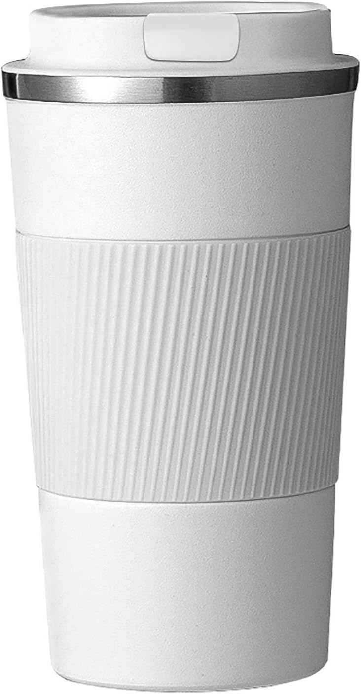 17oz Stainless Steel Vacuum Insulated Coffee Travel Mug for Ice Drink & Hot Beverage, Double Wall Travel Tumbler Cups with Spill Proof Lid for Men and Women (GREEN)