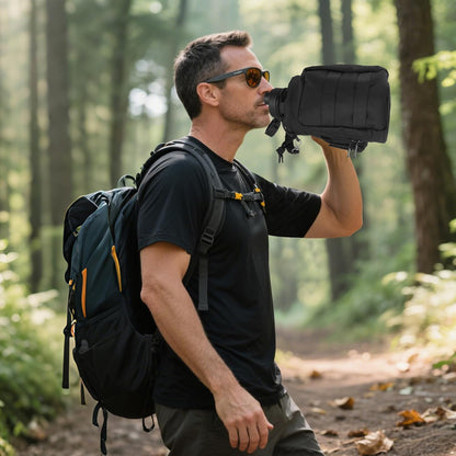 Insulated Water Bottle with Strap, 48-Hour Cold, 2 Lids