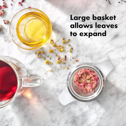 Brew Tea Strainer Basket - Fine Mesh, Stainless Steel