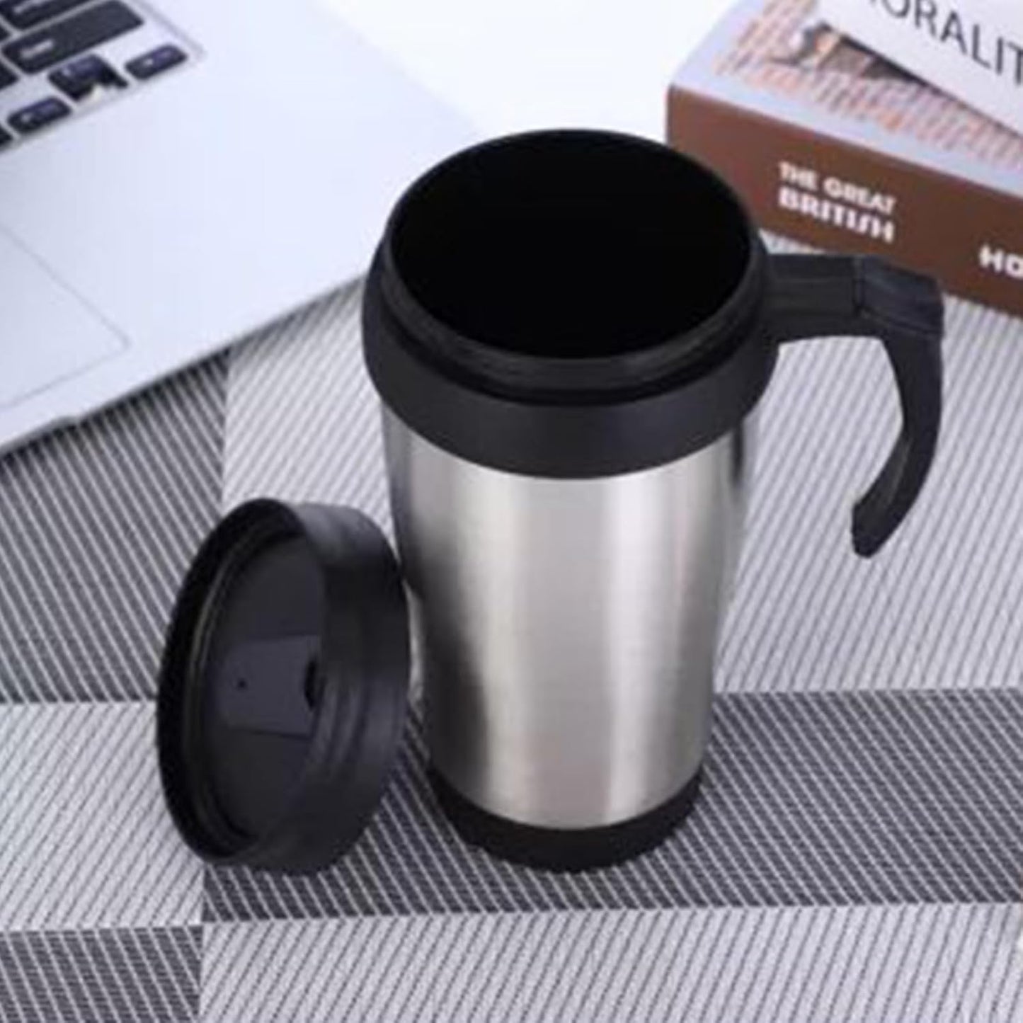Travel Coffee Mug,450ml Insulated Tumbler | Stainless Steel Coffee Insulated Tumbler - for Beverage Cocoa Women Men Home Kitchen Office Bar Birthday Christmas