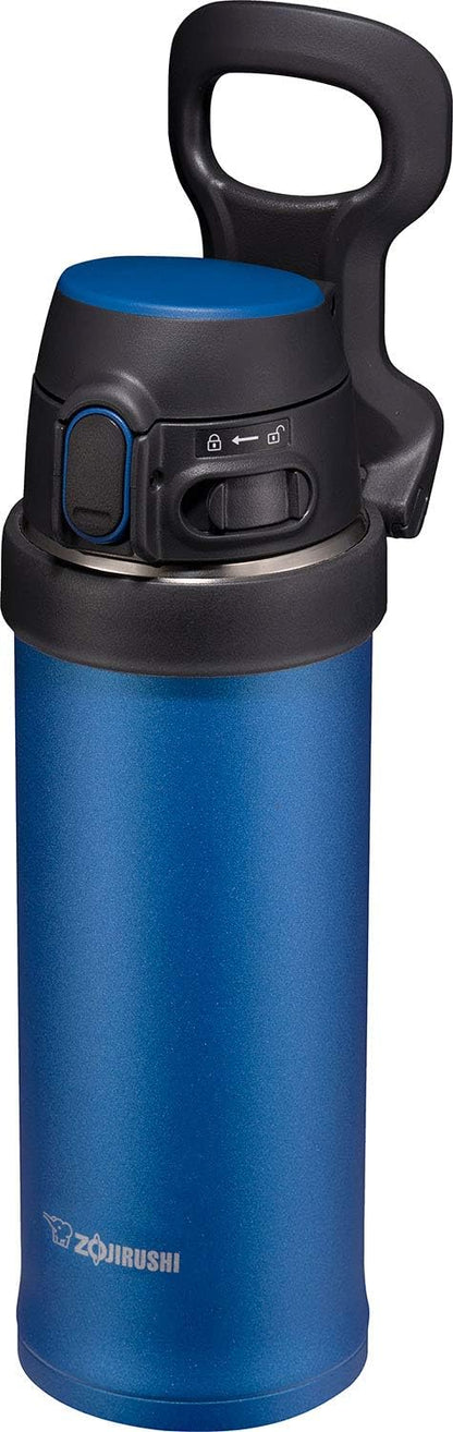 SM-QHE60GK, Flip-and-Go Stainless Mug, 20-Ounce, Teal