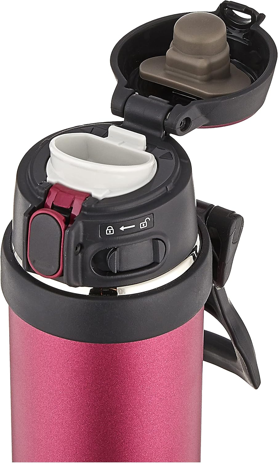 SM-QHE60GK, Flip-and-Go Stainless Mug, 20-Ounce, Teal