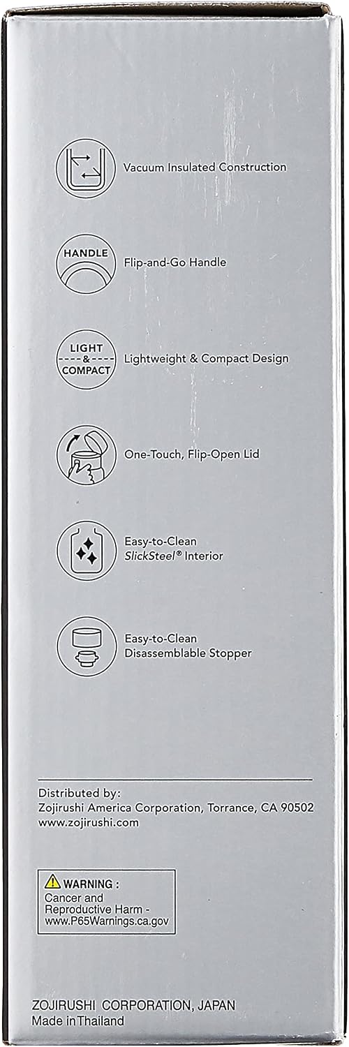 SM-QHE60GK, Flip-and-Go Stainless Mug, 20-Ounce, Teal