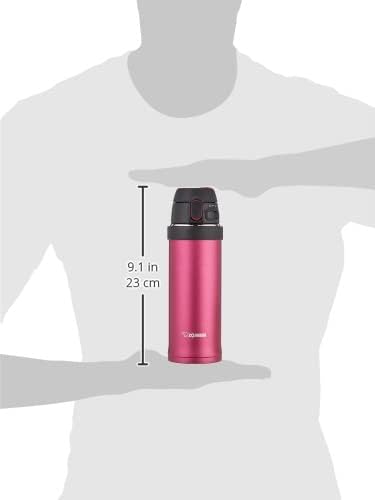 SM-QHE60GK, Flip-and-Go Stainless Mug, 20-Ounce, Teal