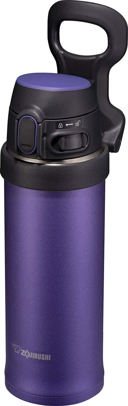 SM-QHE60GK, Flip-and-Go Stainless Mug, 20-Ounce, Teal