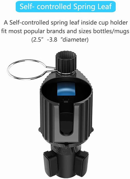 3 in 1 Car Cup Holder Expander with Adjustable Base, All Purpose Car Cup Holder and Organizer, Road Trip Essentials Car Accessories for Snack Bottles Cups Drinks (B03)