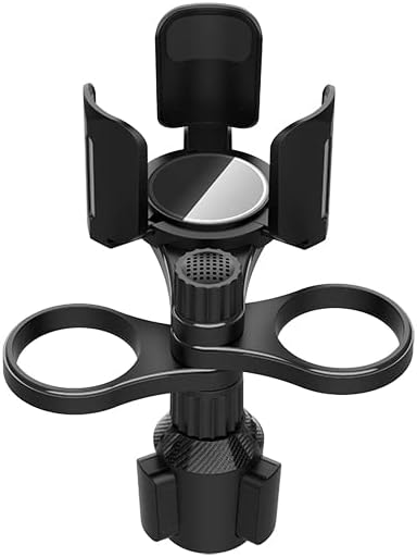 3 in 1 Car Cup Holder Expander with Adjustable Base, All Purpose Car Cup Holder and Organizer, Road Trip Essentials Car Accessories for Snack Bottles Cups Drinks (B03)
