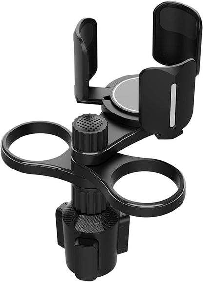 3 in 1 Car Cup Holder Expander with Adjustable Base, All Purpose Car Cup Holder and Organizer, Road Trip Essentials Car Accessories for Snack Bottles Cups Drinks (B03)
