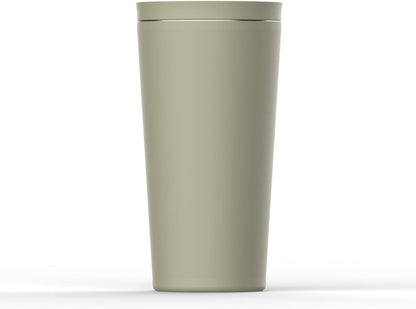StreamSip 17oz Insulated Stainless Steel Tumbler, Double Wall Vacuum Sweat-Free Travel Coffee Cup with Slide Sip Lid, BPA-Free Reusable Coffee Mug (Teal)