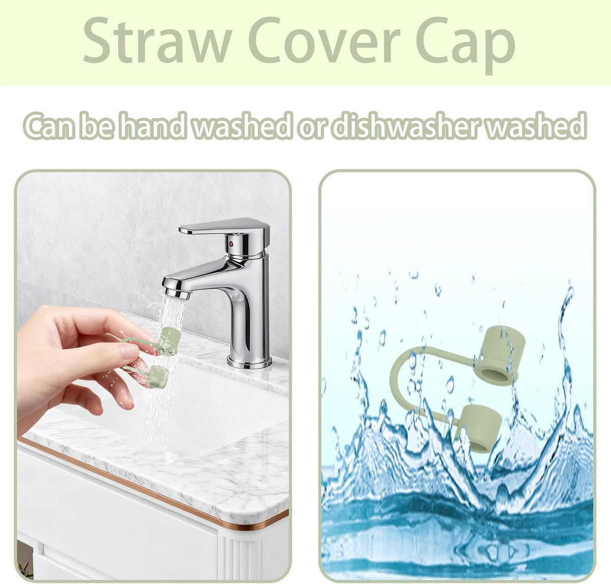 6PCS Silicone Straw Covers Caps Compatible with Stanley 30&40 Oz Tumbler Accessories Simple Straw Toppers Reusable Caps for Stanley Cup 10mm 0.4in Straws (Colorful 1)