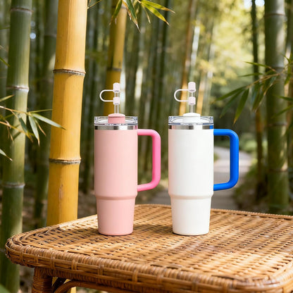 6PCS Silicone Straw Covers Caps Compatible with Stanley 30&40 Oz Tumbler Accessories Simple Straw Toppers Reusable Caps for Stanley Cup 10mm 0.4in Straws (Colorful 1)