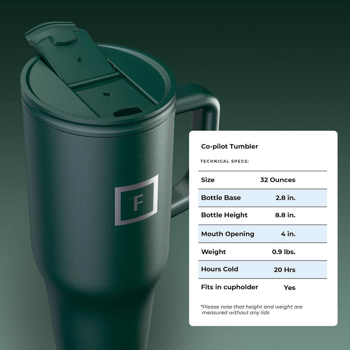 40 oz Co-Pilot Insulated Travel Mug