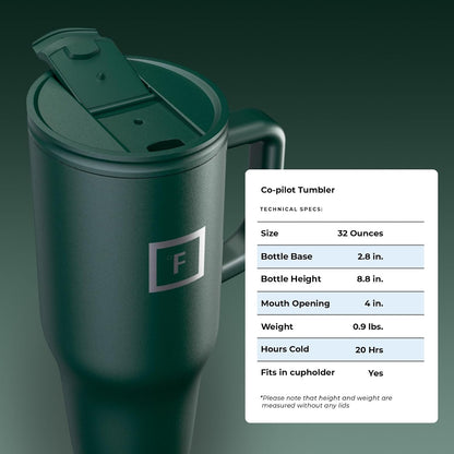 40 oz Co-Pilot Insulated Travel Mug
