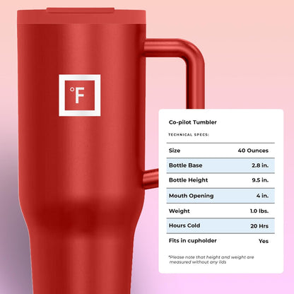 40 oz Co-Pilot Insulated Travel Mug
